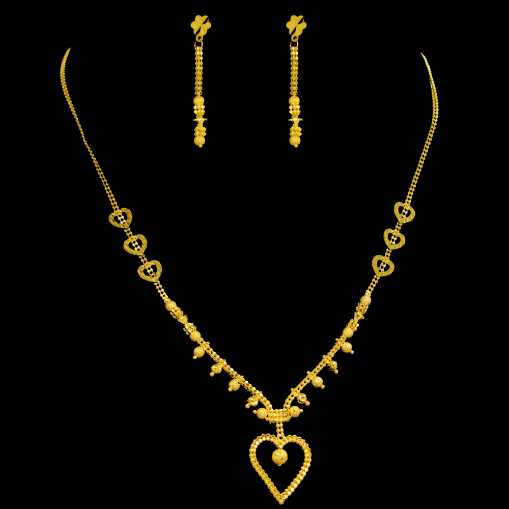 22K Gold Necklace Set
